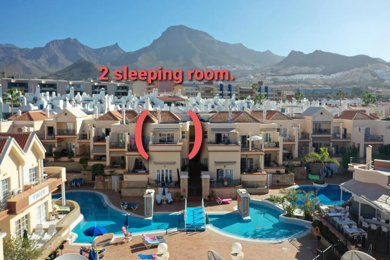 Yucca Park, Lovely, Quiet, 2 Bedroom, 70M2, Ocean Pool View! Costa Adeje  Lägenhet